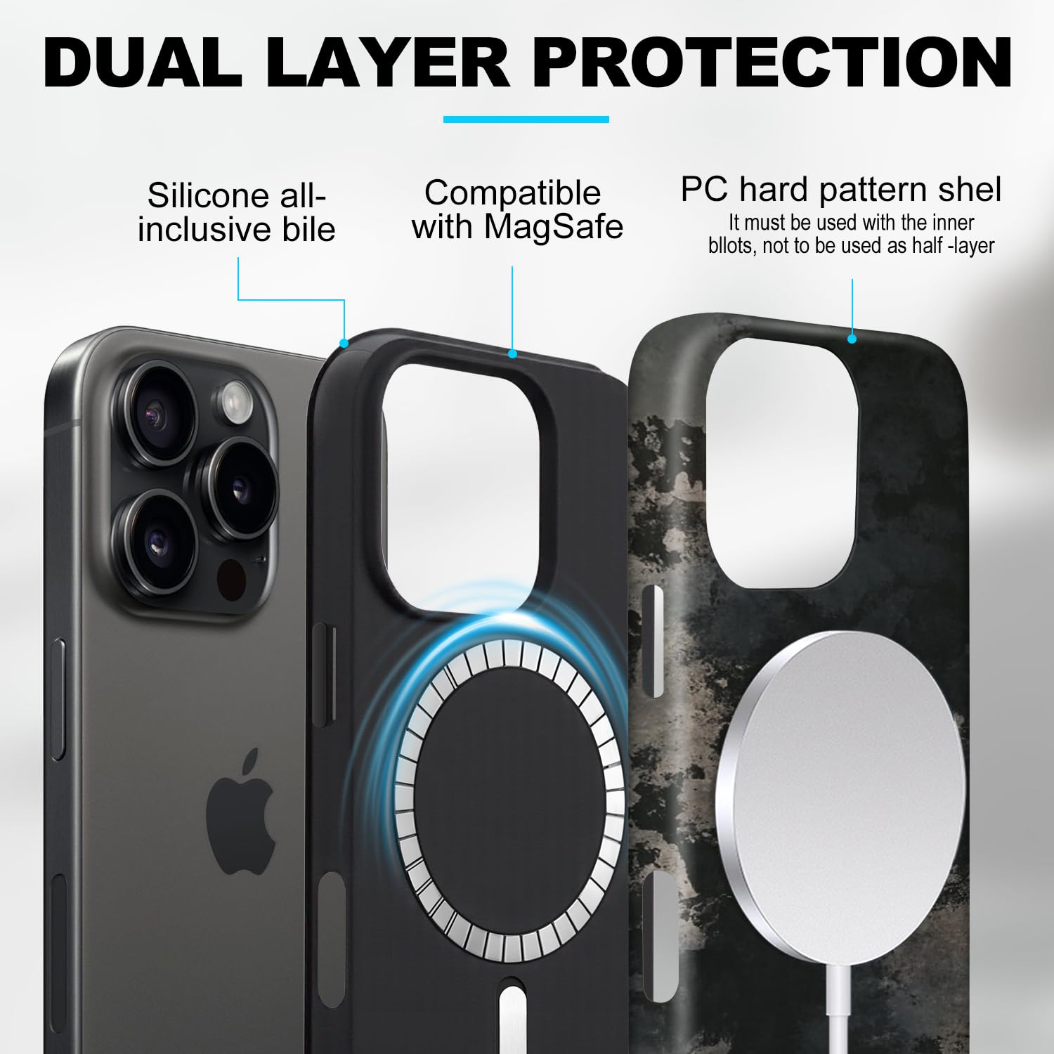 Amazon.com: Magnetic for iPhone 14 Pro Max Case Christian Cross